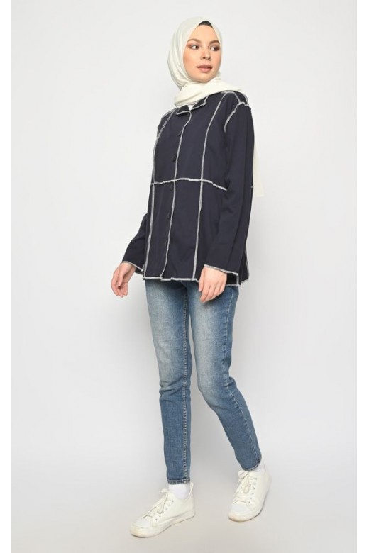 Mamora Blouse Navy